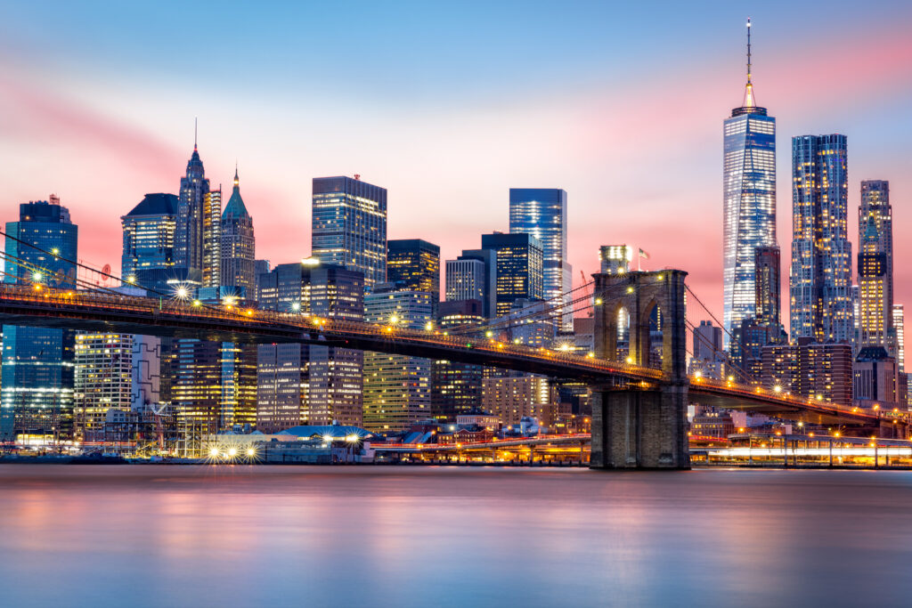 International tax compliance looking at New York skyline
